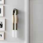 Double Head Antonia Horsehair Sconce-Manorlights