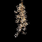 Drooping Ceramic Ginkgo Leaf Chandelier - SizeB -  Manorlights