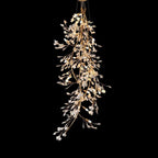 Drooping Ceramic Ginkgo Leaf Chandelier - SizeA -  Manorlights