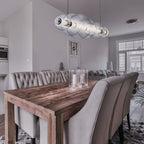 Echelon Linear Chandelier - ChromeClear56”Manorlights