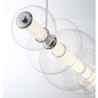 Echelon Linear Chandelier - ChromeClear56”Manorlights