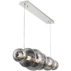 Echelon Linear Chandelier - ChromeClear56”Manorlights