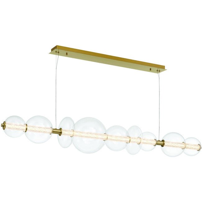Echelon Linear Chandelier - ChromeClear56”Manorlights
