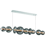 Echelon Linear Chandelier - ChromeSmoke73.5”Manorlights
