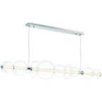 Echelon Linear Chandelier - ChromeClear56”Manorlights