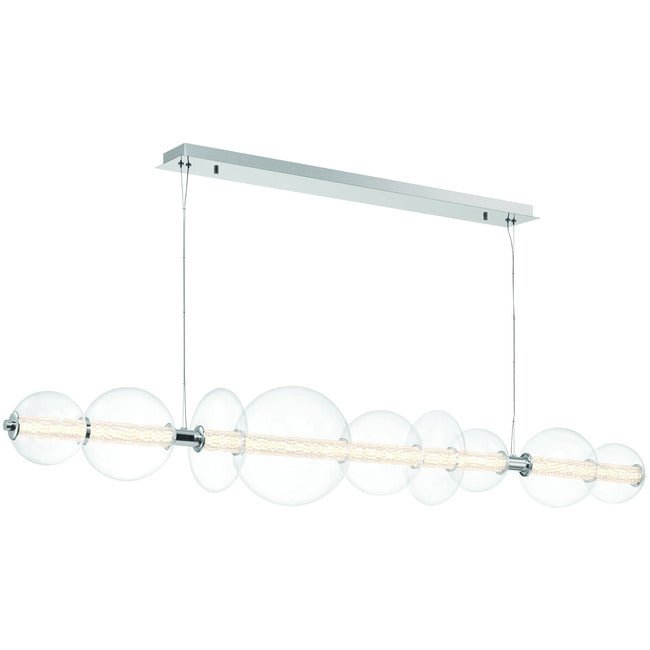 Echelon Linear Chandelier - ChromeClear56”Manorlights