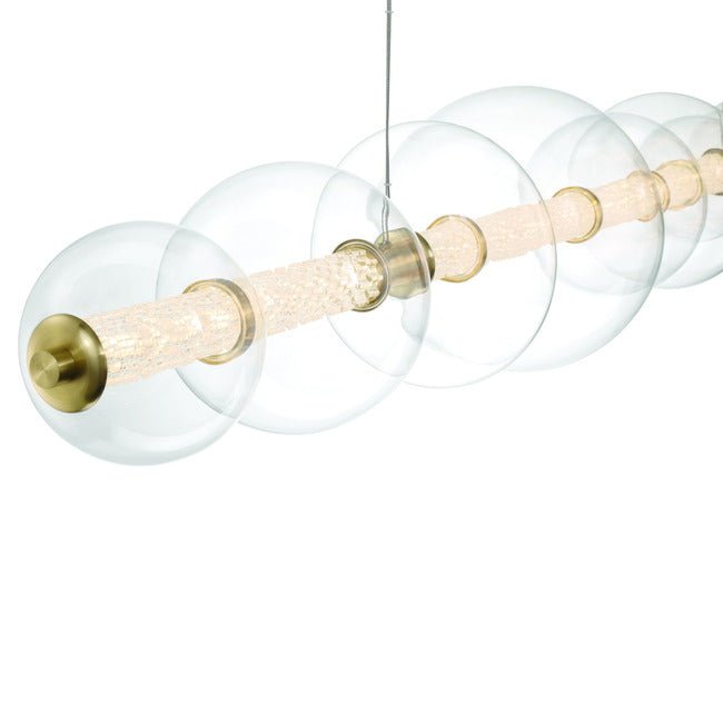 Echelon Linear Chandelier - ChromeClear56”Manorlights