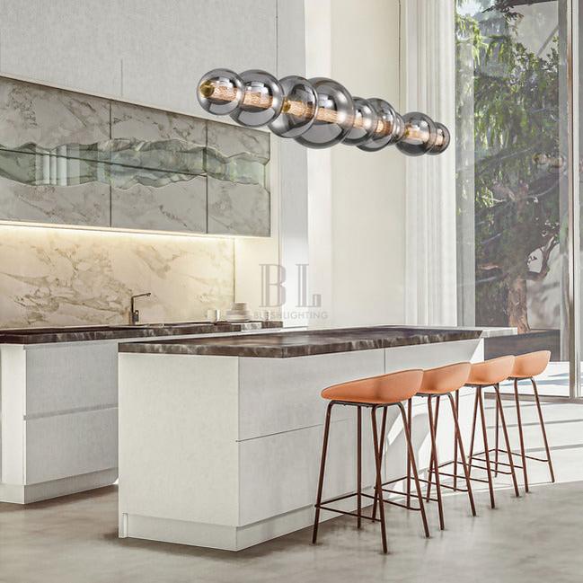 Echelon Linear Chandelier - ChromeClear56”Manorlights