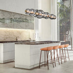 Echelon Linear Chandelier - ChromeClear56”Manorlights