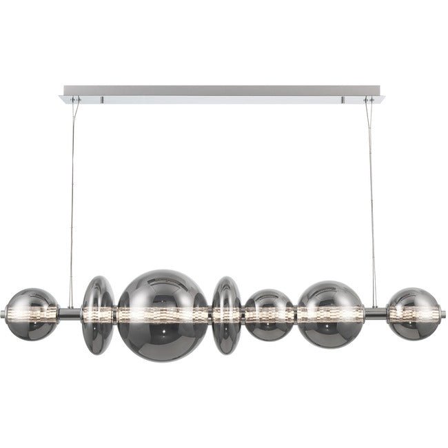 Echelon Linear Chandelier - ChromeClear56”Manorlights