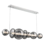 Echelon Linear Chandelier - ChromeSmoke56”Manorlights
