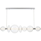 Echelon Linear Chandelier - ChromeClear56”Manorlights