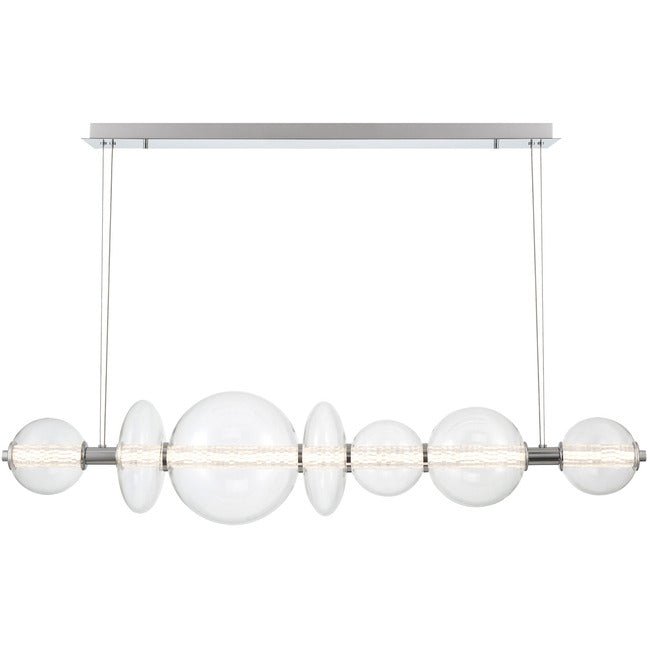 Echelon Linear Chandelier - ChromeClear56”Manorlights