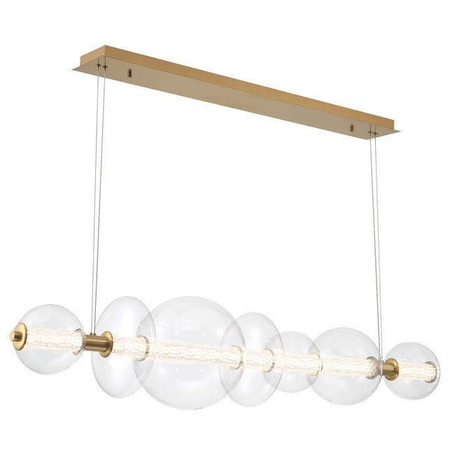 Echelon Linear Chandelier - ChromeClear56”Manorlights