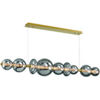 Echelon Linear Chandelier - GoldSmoke73.5”Manorlights