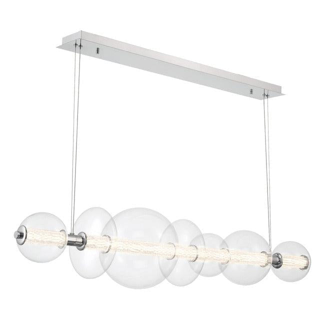 Echelon Linear Chandelier - ChromeClear56”Manorlights