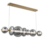 Echelon Linear Chandelier - GoldSmoke56”Manorlights