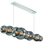 Echelon Linear Chandelier - ChromeClear56”Manorlights