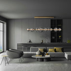 Echelon Linear Chandelier - ChromeClear56”Manorlights
