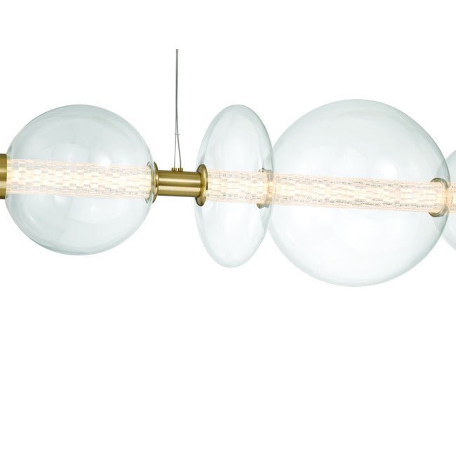 Echelon Linear Chandelier - ChromeClear56”Manorlights