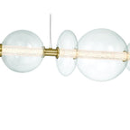 Echelon Linear Chandelier - ChromeClear56”Manorlights