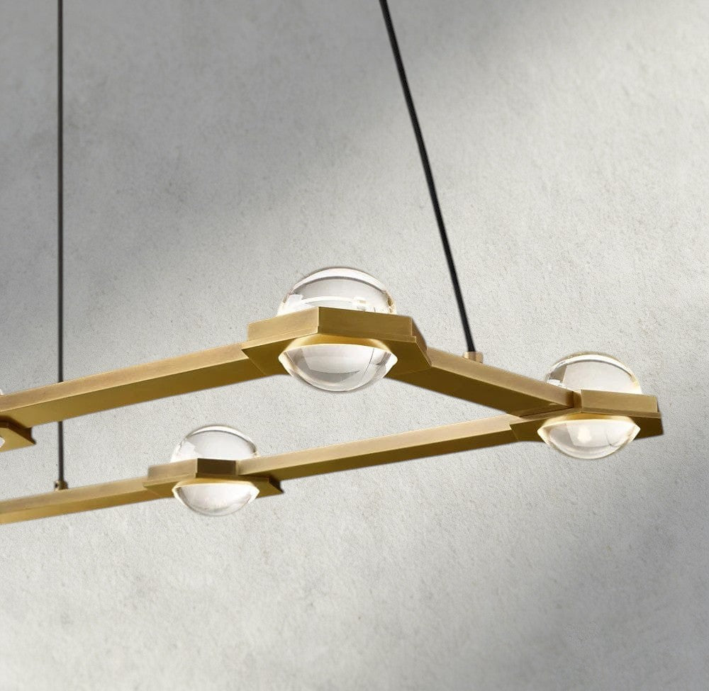 Éclatant Rectangular Chandelier 54", 72"-chandelier-Manorlights