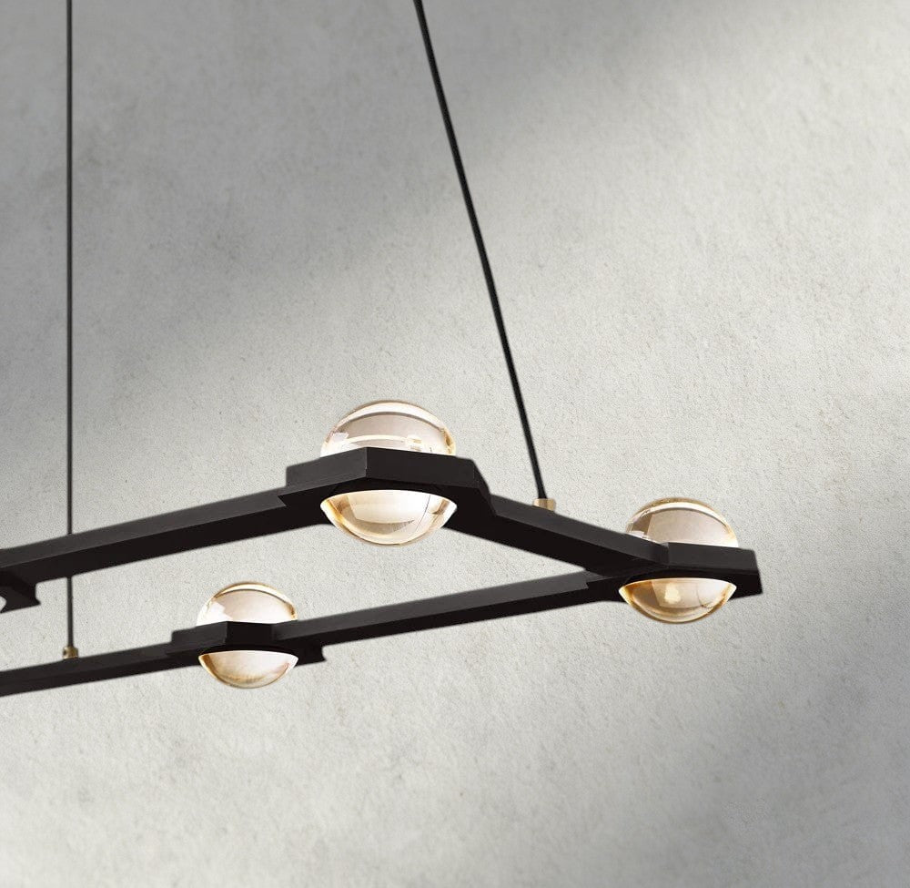 Éclatant Rectangular Chandelier 54", 72"-chandelier-Manorlights