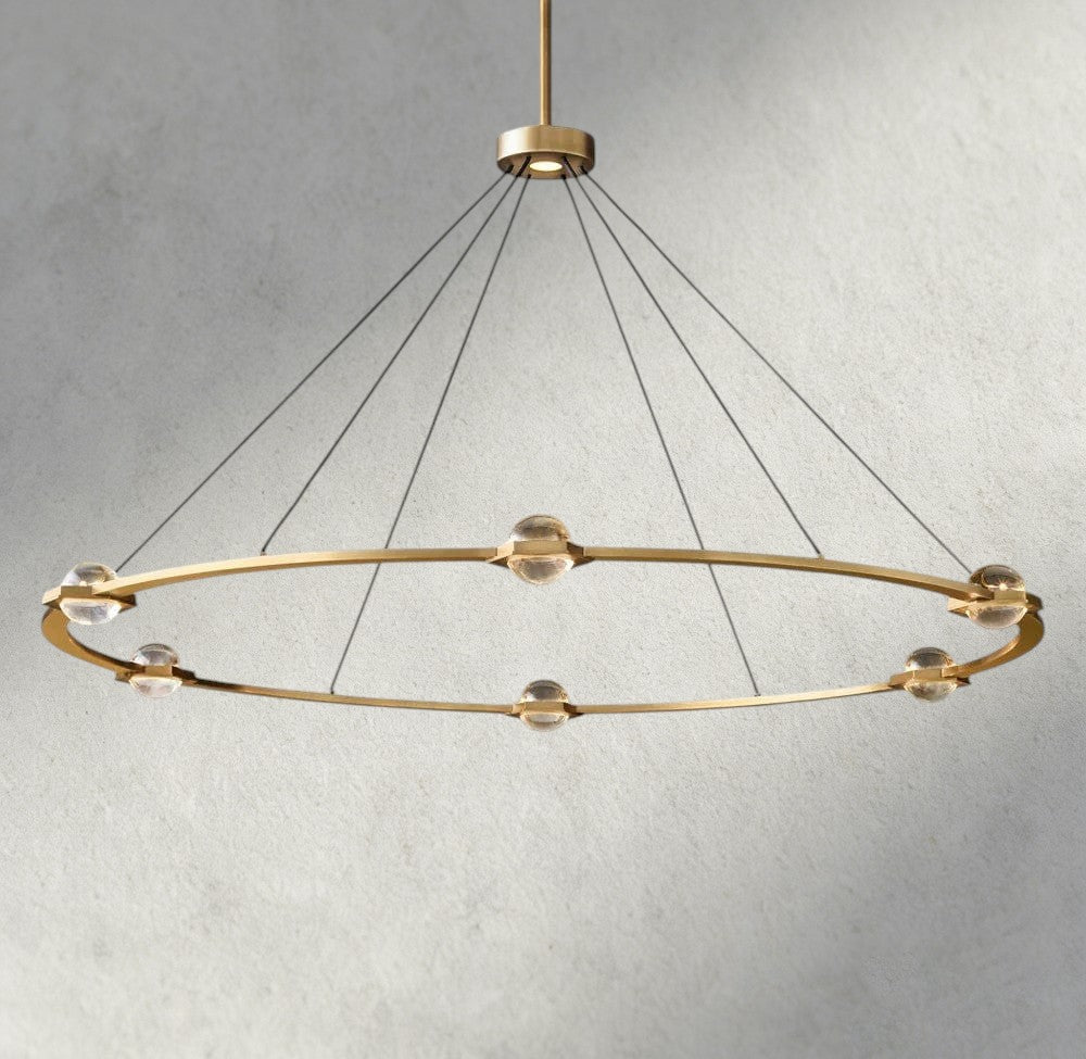 Éclatant Round Chandelier 36", 48", 60", Two-Tied 60"-chandelier-Manorlights