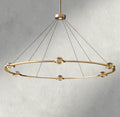 Éclatant Round Chandelier 36", 48", 60", Two-Tied 60"-chandelier-Manorlights