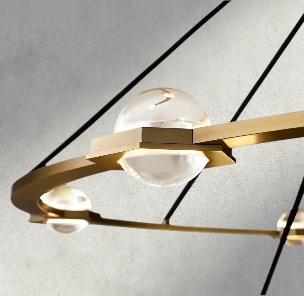 Éclatant Round Chandelier 36", 48", 60", Two-Tied 60"-chandelier-Manorlights