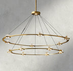 Éclatant Round Chandelier 36", 48", 60", Two-Tied 60"-chandelier-Manorlights