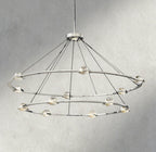 Éclatant Round Chandelier 36", 48", 60", Two-Tied 60"-chandelier-Manorlights