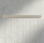 Edda Linear Glass Chandelier 48", 54"