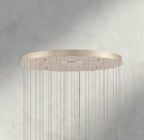 Edda Round Glass Chandelier 23", 35"