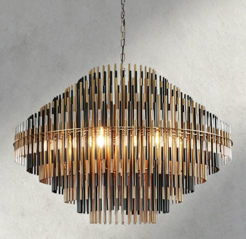 Emile Round Chandelier 24", 32", 42"-chandelier-Manorlights