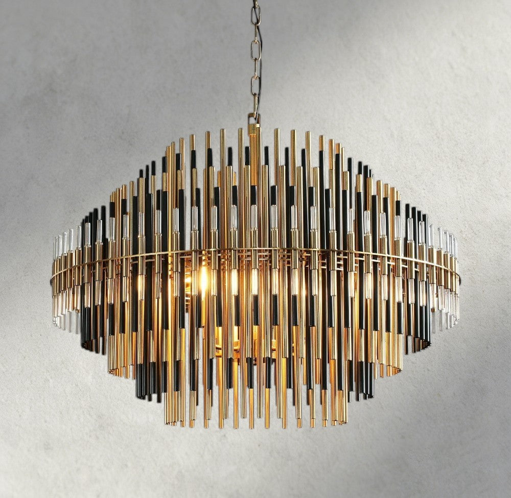 Emile Round Chandelier 24", 32", 42"-chandelier-Manorlights