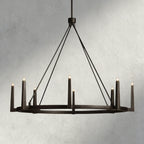 54" / Bronze Emmet Round Chandelier 42", 54"
