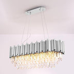 Enoch Crystal Dining Room Chandelier Chorme - 31"LChorme -  Manorlights