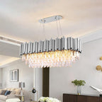 Enoch Crystal Dining Room Chandelier Chorme - 31"LChorme -  Manorlights