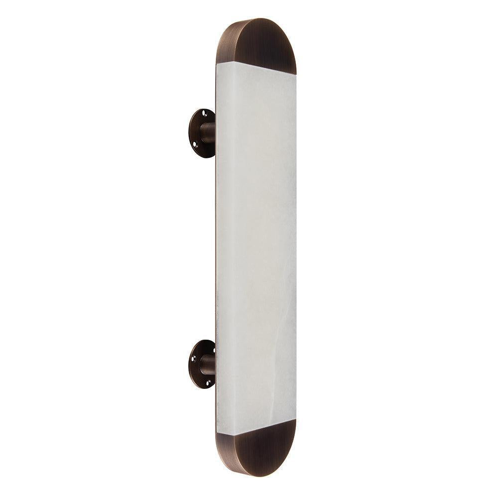 Ghost alabaster wall sconce
