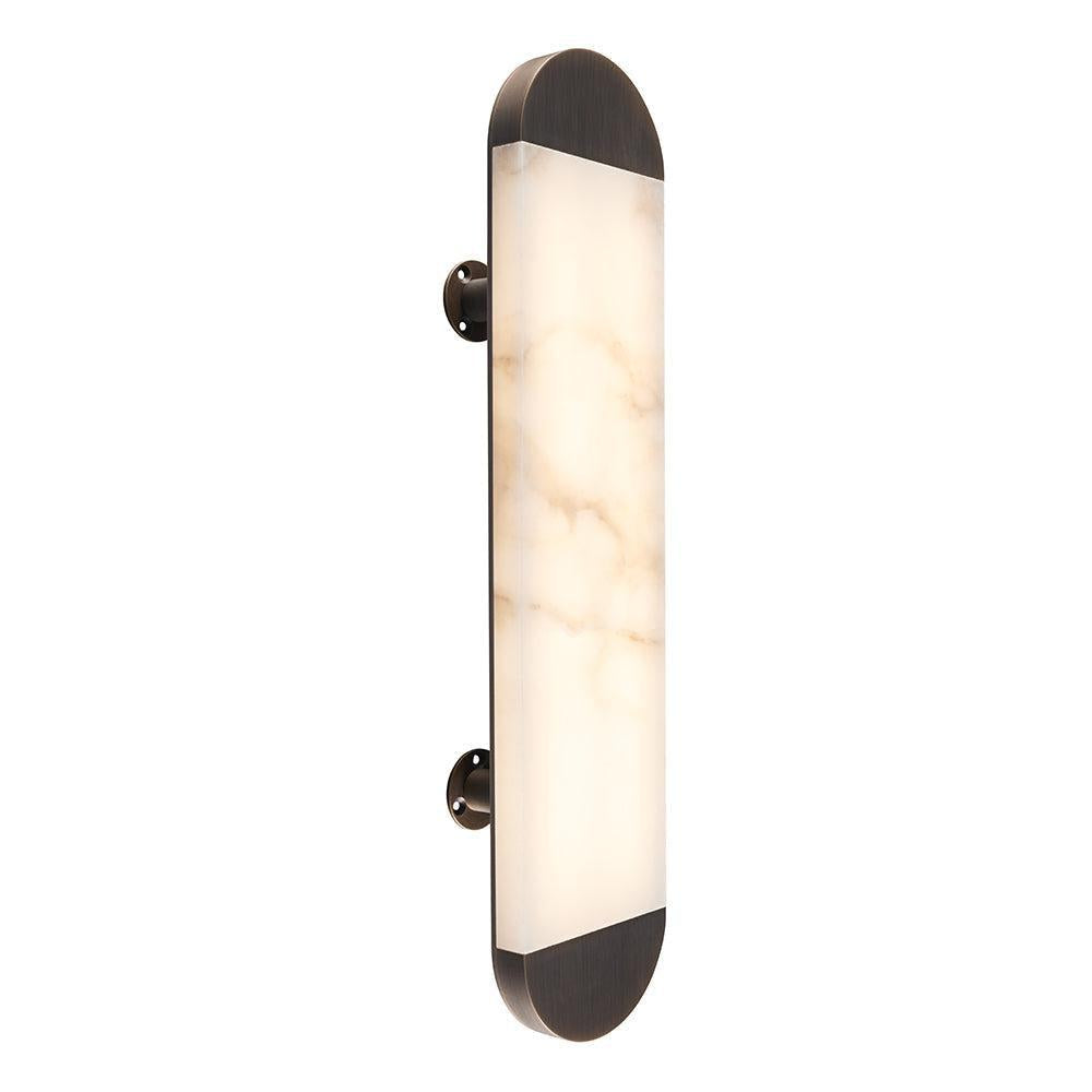 Ghost alabaster wall sconce