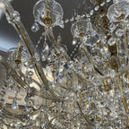Extra Large Elegant Crystal Chandelier in Branch Style with Candle Layers for Stairs Living Room and Foyer-Chandeliers-Manorlights