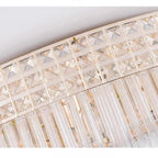 Extra Large Three Layers Round Luxury Flush Mounted Crystal Chandelier for Living Room-Manorlights