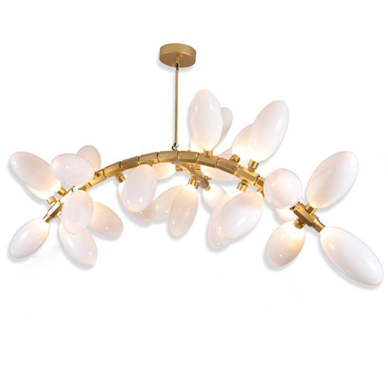 Fashion Grape Linear Chandelier 57" L - Style ABlushlighting
