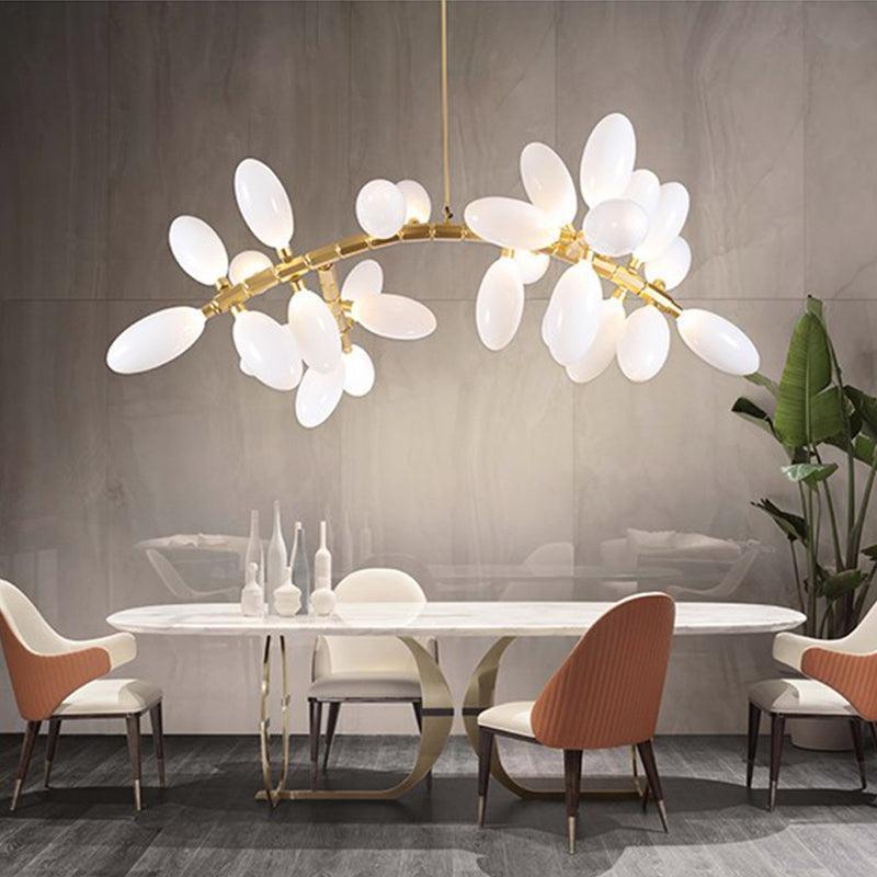 Fashion Grape Linear Chandelier 57" L - Style ABlushlighting