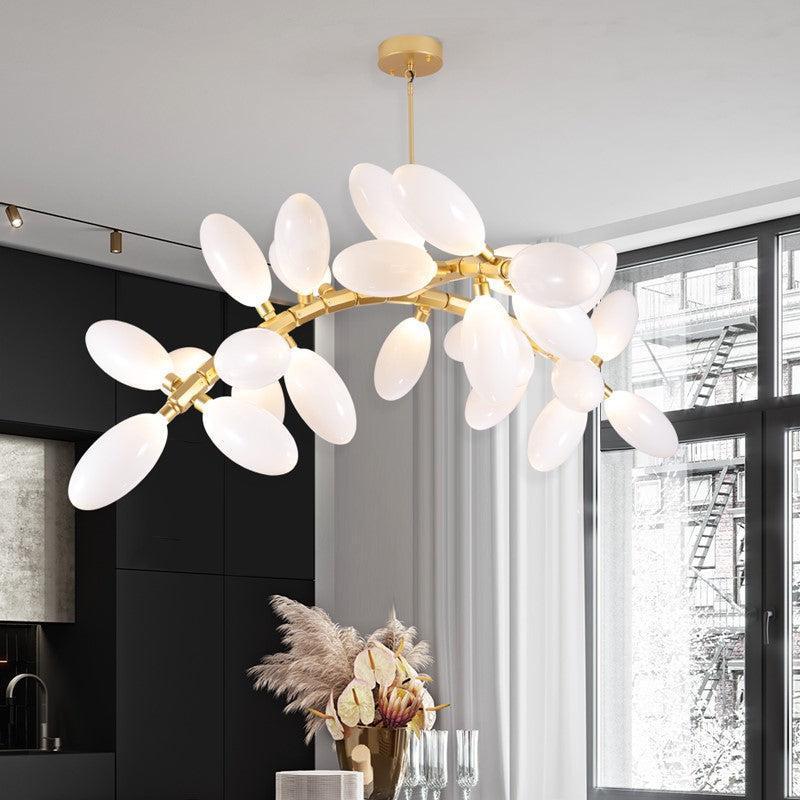 Fashion Grape Linear Chandelier 57" L - Style ABlushlighting