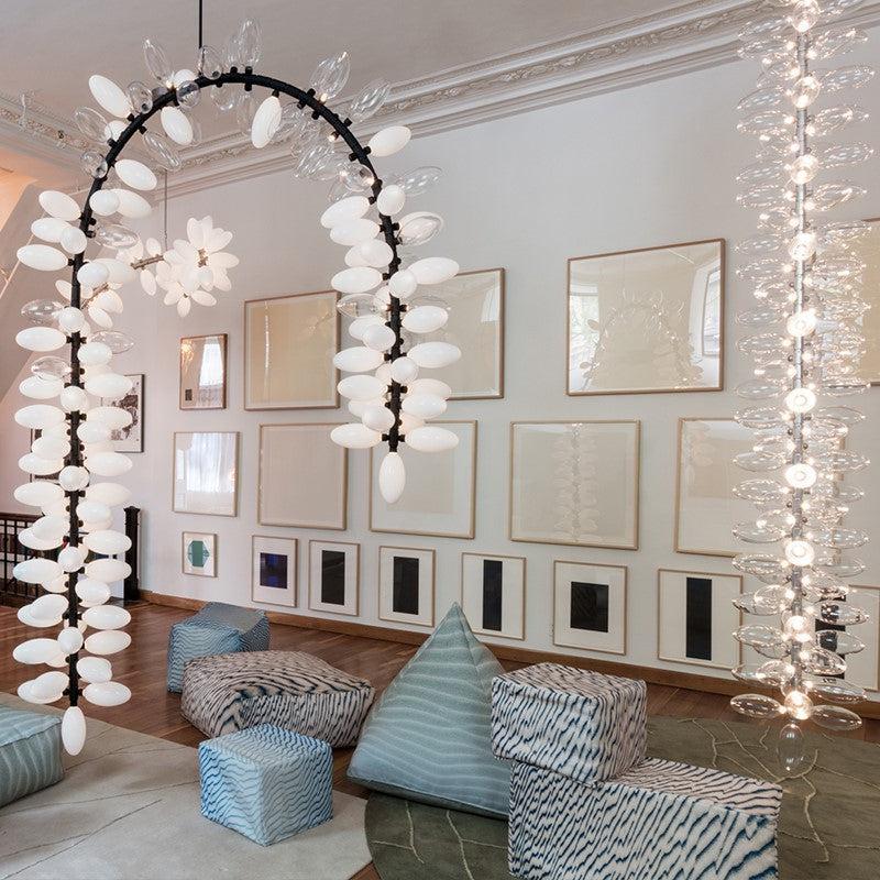 Fashion Vertical Long Grape Chandelier - STYLE ABlushlighting