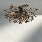 BRONZE/SMOKE Fiore Flush Mount