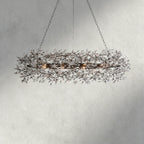 62" / BRONZE Fiore Oval Chandelier 62", 74"
