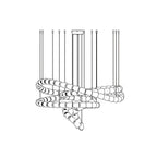 Gabriel Chrome Chandelier